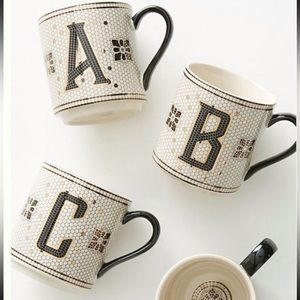Tiled Margot Monogram Mug “G”
